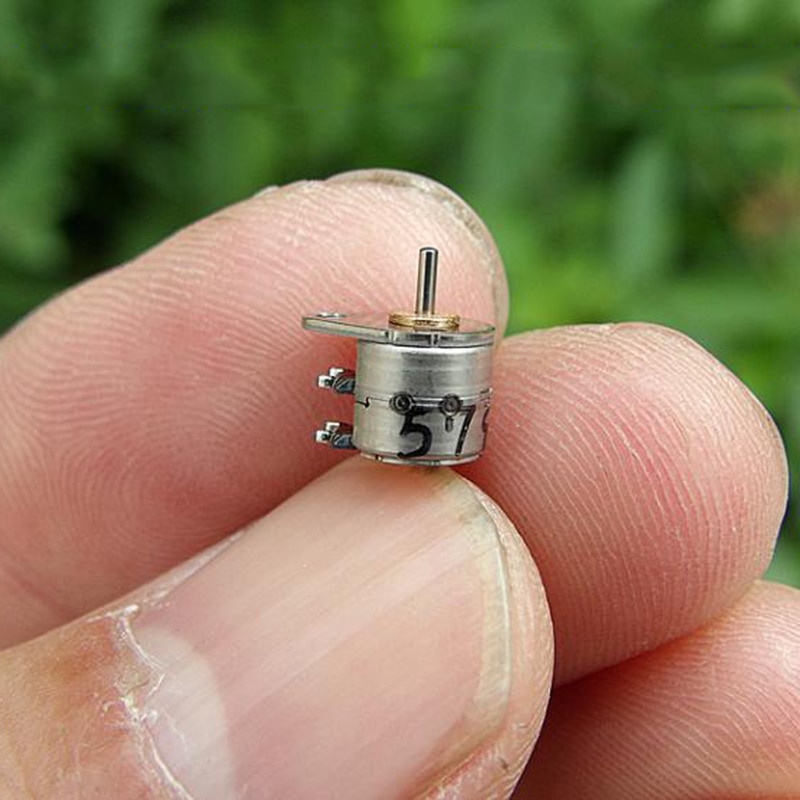 Nidec DC 3V 2 Phase 4 Wire 6mm Diameter Tiny Stepper Motor Precision Micro Stepping Motor DIY Digital Camera Part