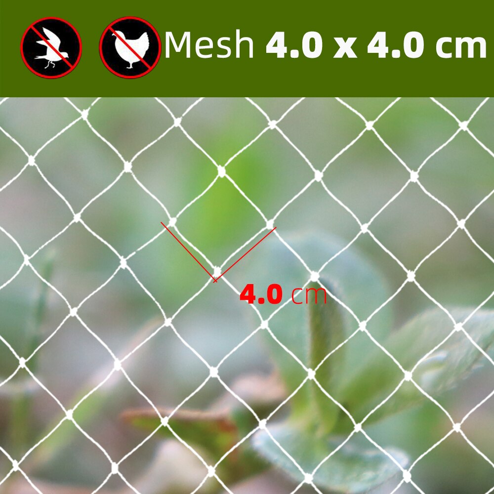 Red de Protección antiaves Extra fuerte, malla para plantas de jardín, protege las plantas, árboles frutales de aves, ciervos, aves de corral, el mejor cercado: L / Rojo