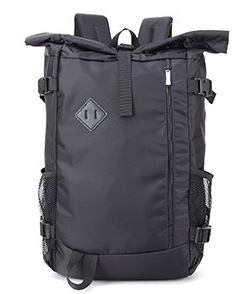 Plecak męski Casual Student Schoolbag Travel Sports Mountaineering Bag Męski plecak outdoorowy: Black