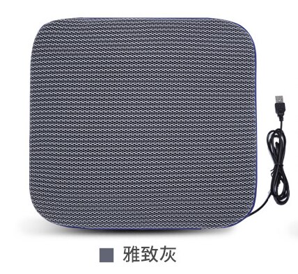 Cojín de ventilador de aire para asiento de coche, almohadilla de ventilación, USB, para silla de oficina: 1