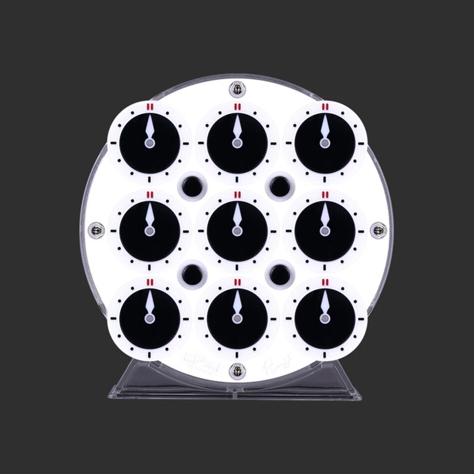 QIYI Cube Clock Profissional Magnetic Clock Chuanshi Clock Cube Puzzle Speed Clcok Magnet Clock Toys Mofangge Clock QiYi Clock: Default Title