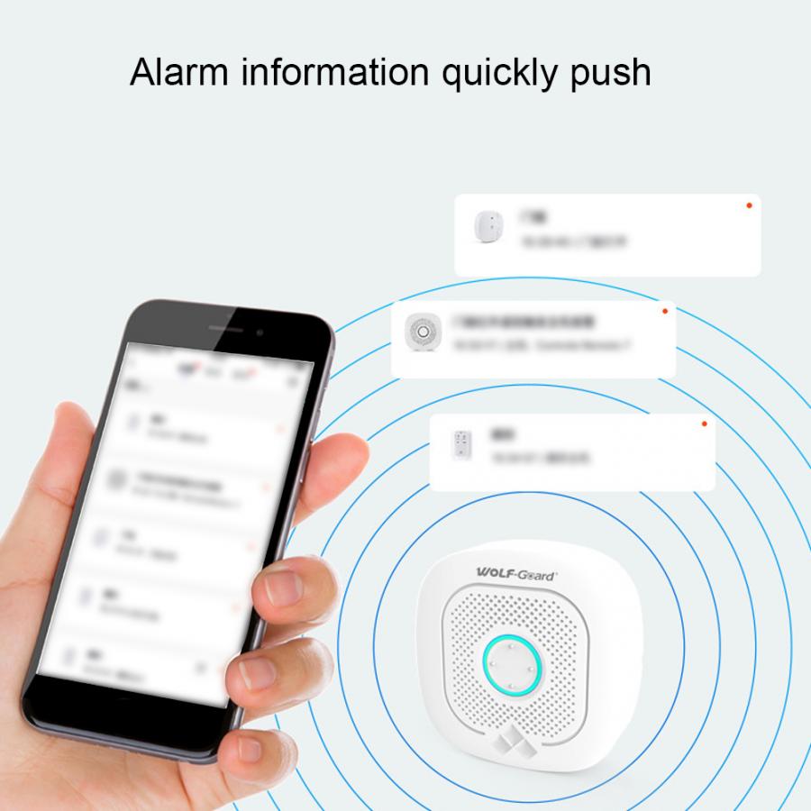 Smart WiFi Alarm Anti-Theft Security Burglar Alarm System for Alexa / Tuya EU 100-240V