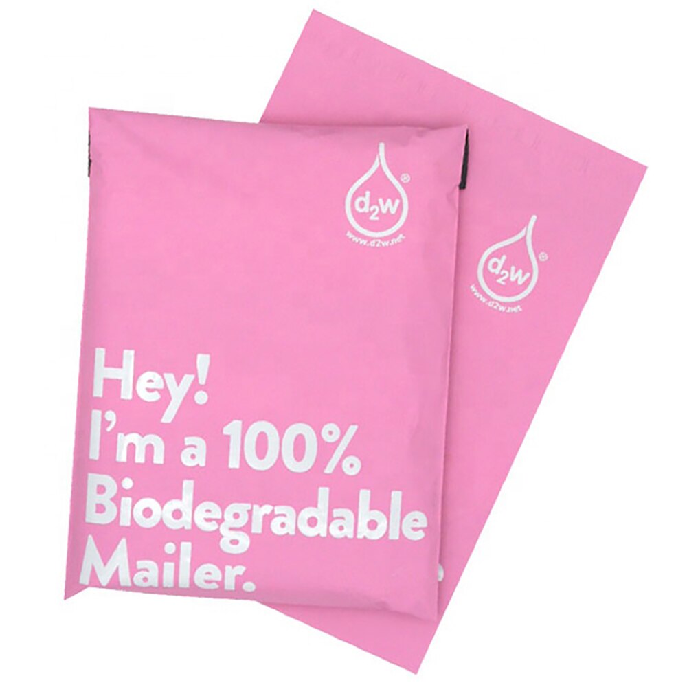 100PCS Waterproof Packaging Courier Clothing Plastic Biodegradable Poly Mailers