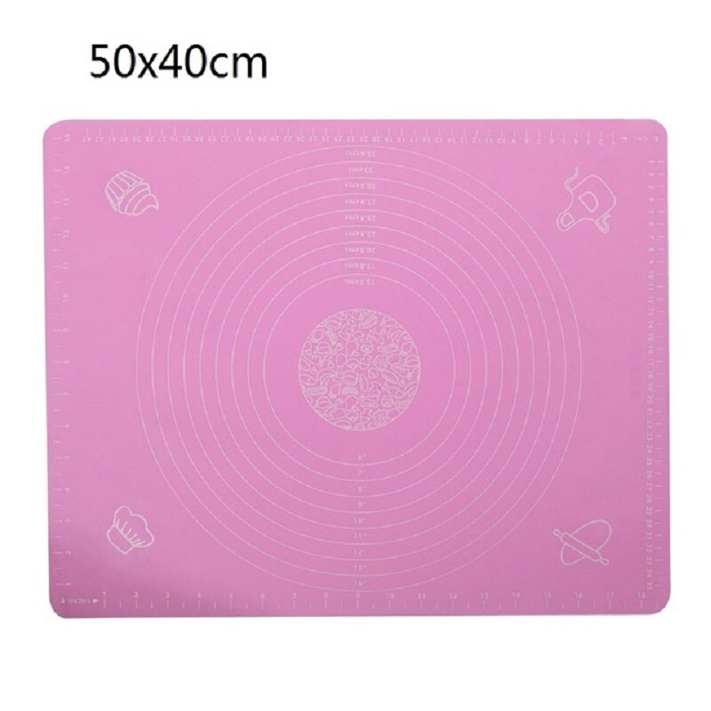 Alfombrilla de silicona para hornear de Sxsounai para hacer masa de Pizza utensilios de cocina para pastelería herramientas de cocina utensilios para hornear accesorios para amasar