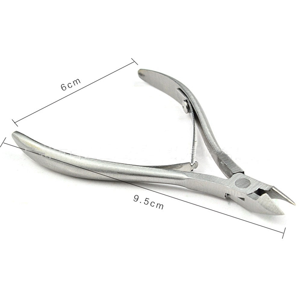 1 St Nail Cuticle Nipper Clipper Schaar Rvs Vinger Dode Huid Remover Bokkenpootje Manicure Nail Beauty Tool