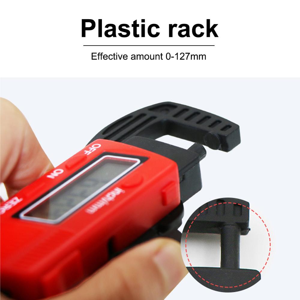 0-12.7mm Digital Electronic Thickness Gauge High Precision Lateral Thickness Measuring Tool Multifunction Hand Tools