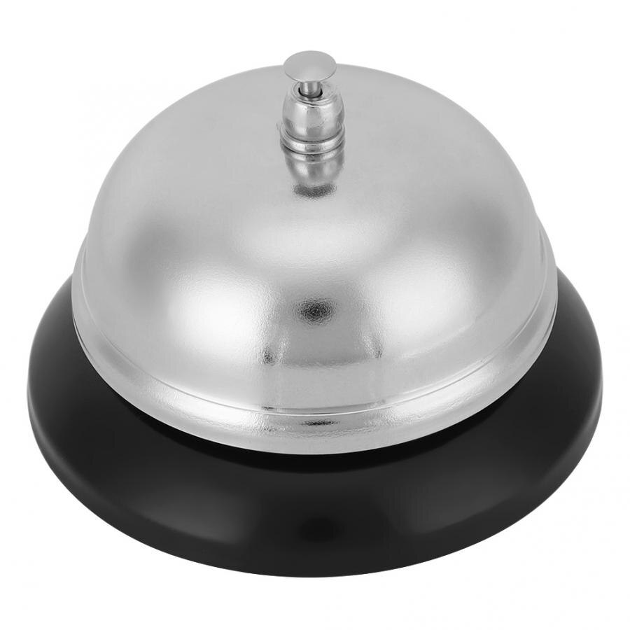 Stainless Steel Dinner Call Bell Desk Service Bell for Kitchen Coffee Shop Restaurant Bar Club Accessories