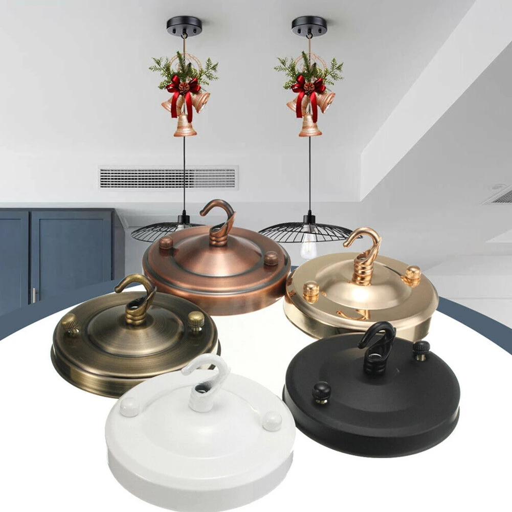 Lamp Onderdelen Plafond Plaat Houder Montage Haak Licht Woonkamer Hanger Plaat Vervanging Rose 10.5*6Cm Cafe Kroonluchter
