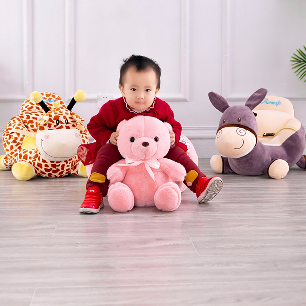 Johnear kids sofa cute cartoon animal support seat børns sofa bean bag lænestol ryglæn stol til legerum soveværelse