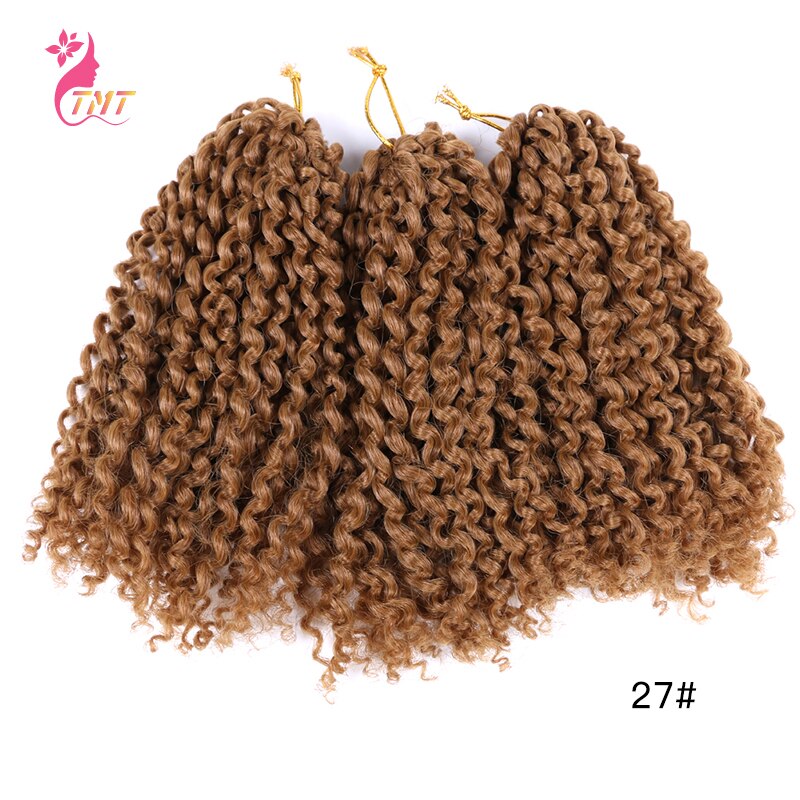 Marly Jerry Curl Jamaicaanse Bounce Gehaakte Vlechten Haar Ombre Synthetische Lente Twist Vlechten Haar Exrensions Voor Zwarte Vrouwen: 27