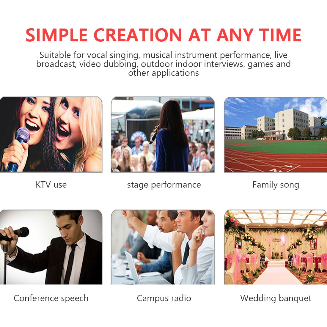 Draagbare Condensator Microfoon 3.5Mm Mini Telefoon Video Camera Interview Microfoon Met Mof Voor Iphone Samsung Mic