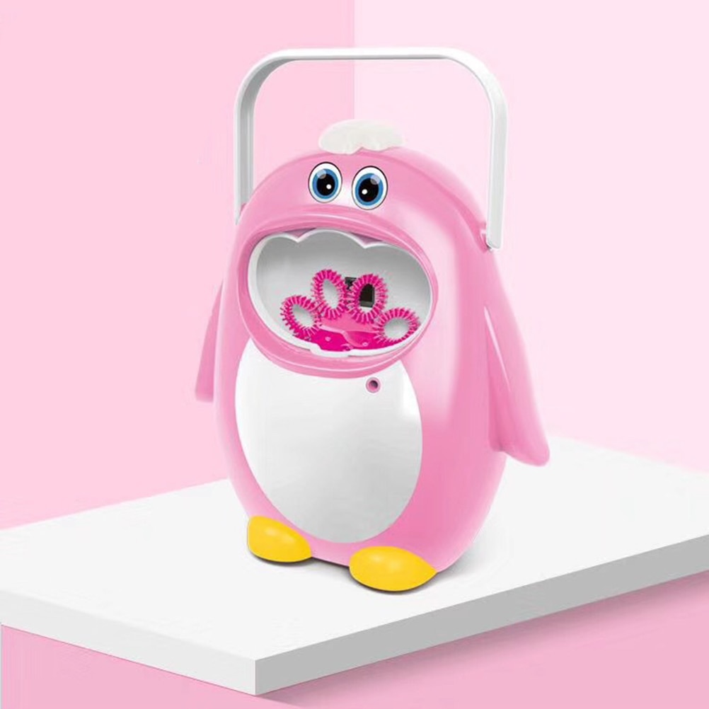 Penguin Automatic Bubble Baby Bath Toy Outdoor Bubble Blower Maker Swimming Bathtub Soap Machine Toy For Children Music Toy #20