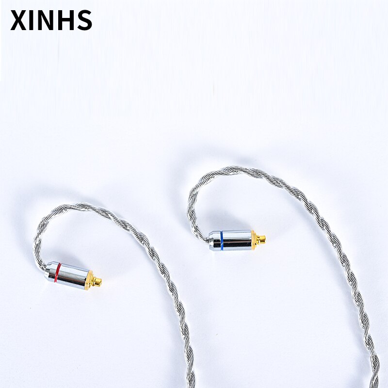 4 rdzenie grafenu ze stopu srebra galwanicznie drut MMCX 0.78mm 2 Pin wymiana słuchawki kabel Audio kabel do aktualizacji