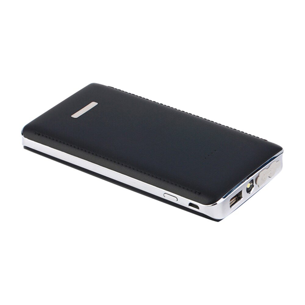 arrancador de batería de coche portátil de arranque de emergencia de 30000mAh paquete Booster LED cargador de batería fuente de alimentación móvil: black