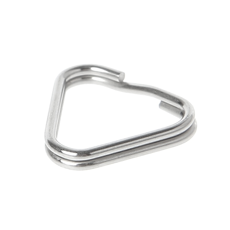 10 stk/sett metall trekantringer delt digitalkamera stropp krok reservedeler kamera stropp trekant ringetone-