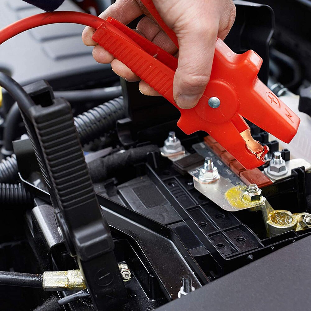 2 stk 1000a 25 ㎡ 4m startkabler bil strømforstærker nødopladning batteri kabel bil batteri jumper booster line kobbertråd