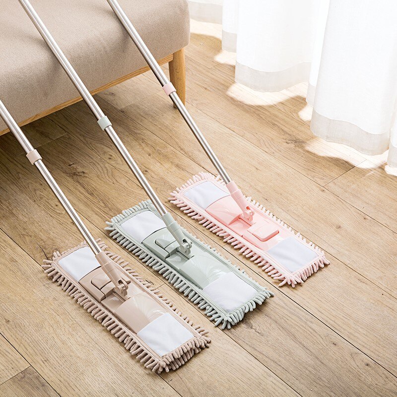 Vadrouille Chenille Moper pour plancher de lavage Wonderlife nettoyage de la maison vadrouilles paresseux outils propres tige de peinture chiffon de lavage en plastique