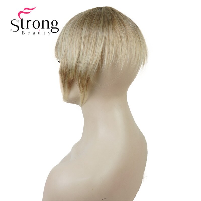 Strongbeauty synteettiset hiukset ohut siisti ilma otsatukka klipsi hapsussa hiusten etuosa otsatukka otsatukka hiuspidennykset hiuskappaleen värivalinnat
