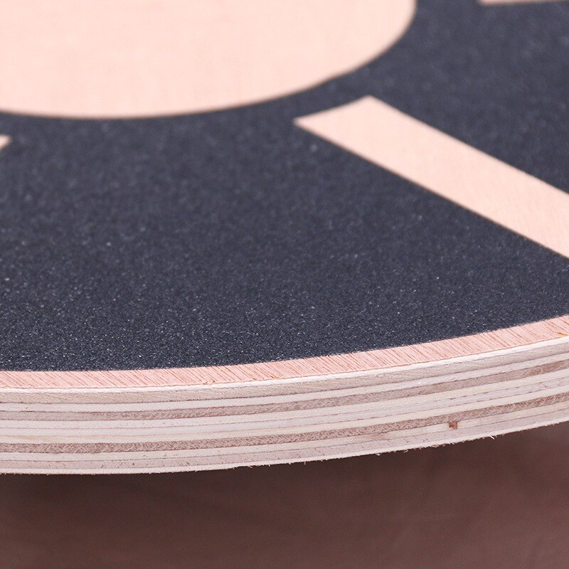 Wooden Balance Board Exercise Twist Board Home Gym Fitness Equipment Wobble Rotation Waist Twisting Sport Disc Non-slip Safety