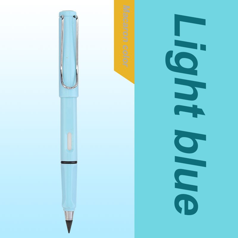1 pces preto tecnologia sem moagem sem tinta estudantes usam lápis permanentes não pode terminar a escrita e não é fácil de quebrar: Light blue