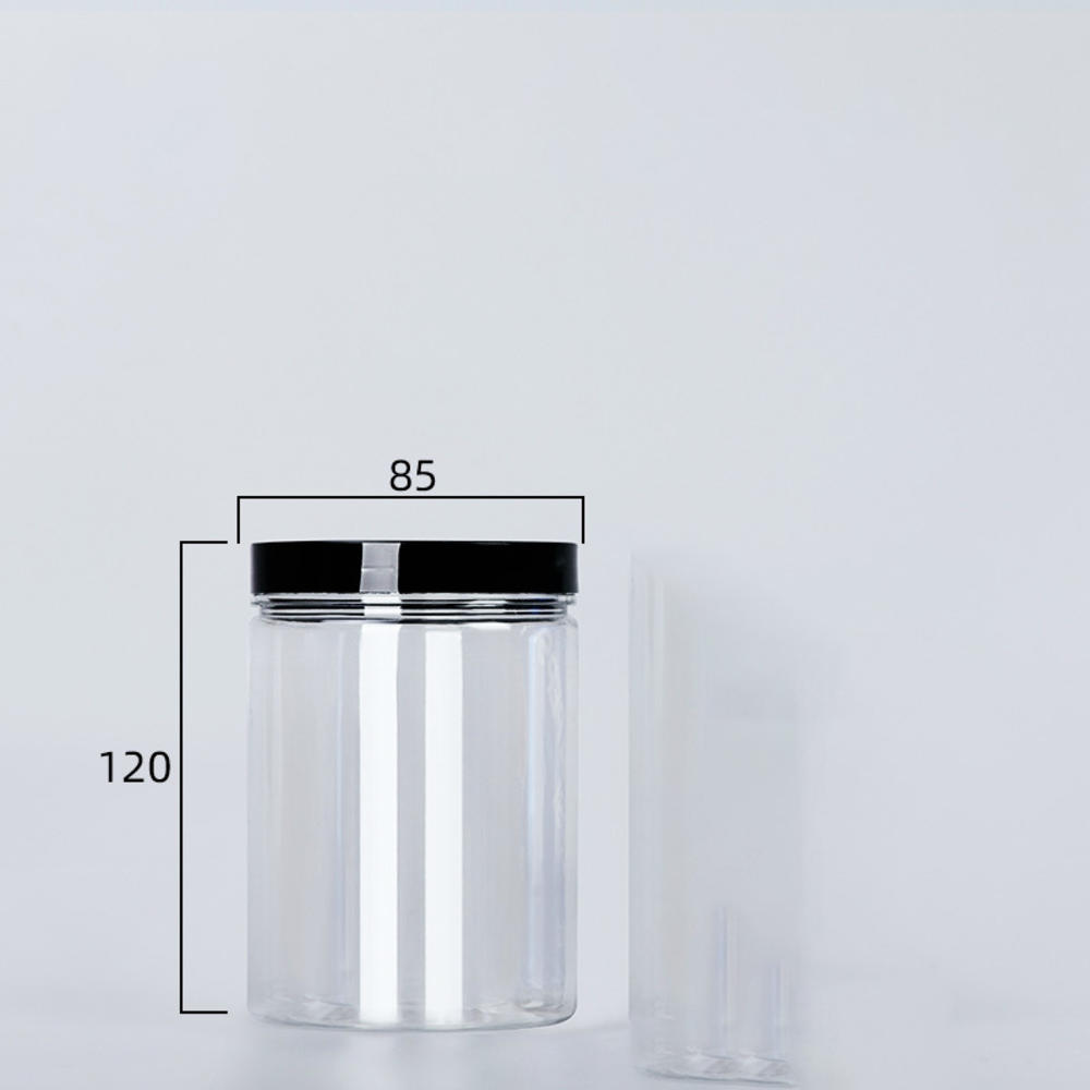 Clear Sealed Can With Lid Food Smell Odor Proof Storage Packaging Bottle Coffee Beans Seasoning Container Kitchen Accessories: Dark Khaki