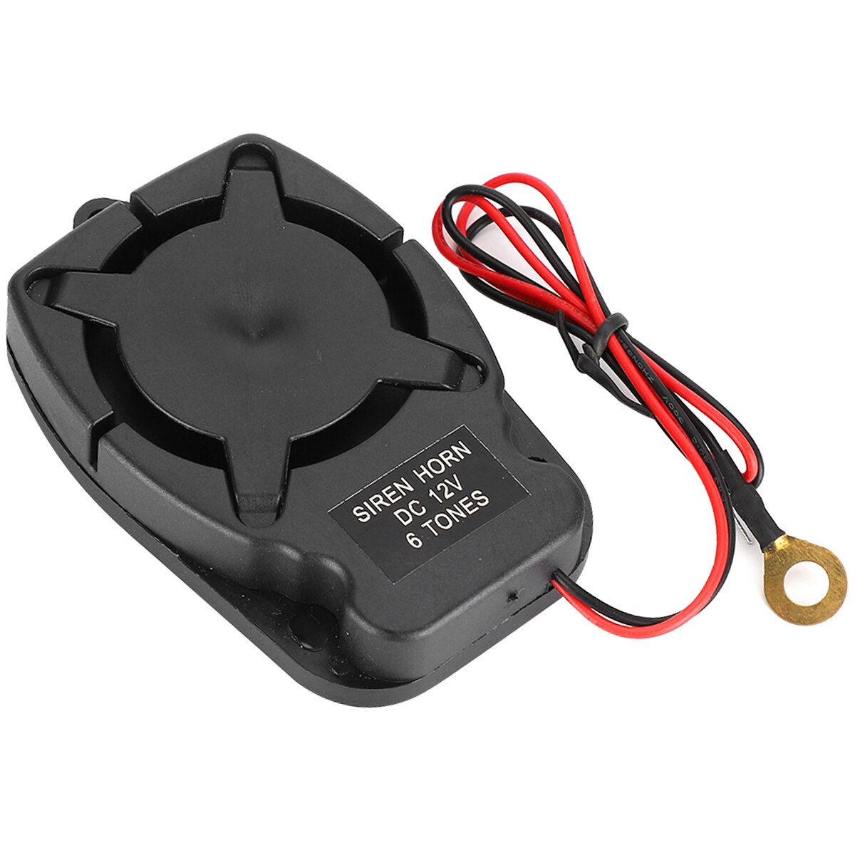 110db Car Alarm Speaker DC12V Car Vehicle Anti-Theft Alarm Speaker Horn 6 Sound 110db Security System Accessories Alarm