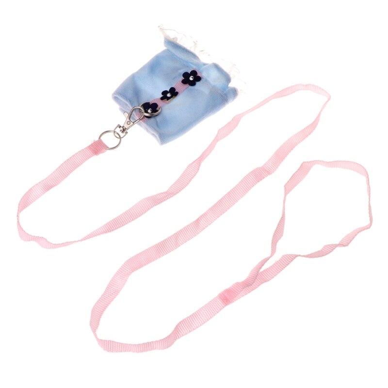 Uprząż zwierzęca małe zwierzęta królik fretka Guniea świnia kamizelka smycz regulowany pasek