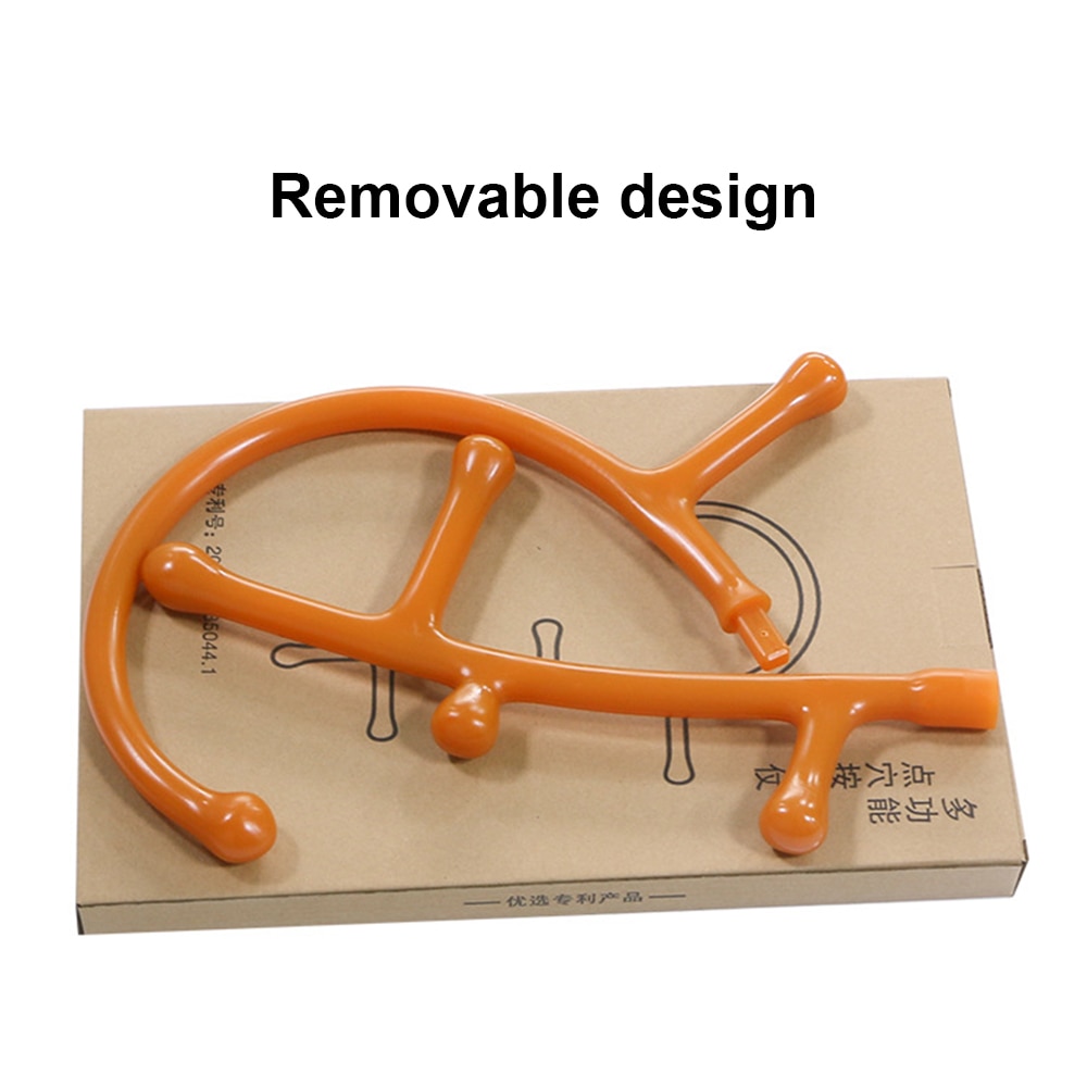 Trigger Point Self Massage Stick Theracane Body Muscle Relief Back Massage Hook Thera Cane Therapeutic Relaxation Pressure Tool