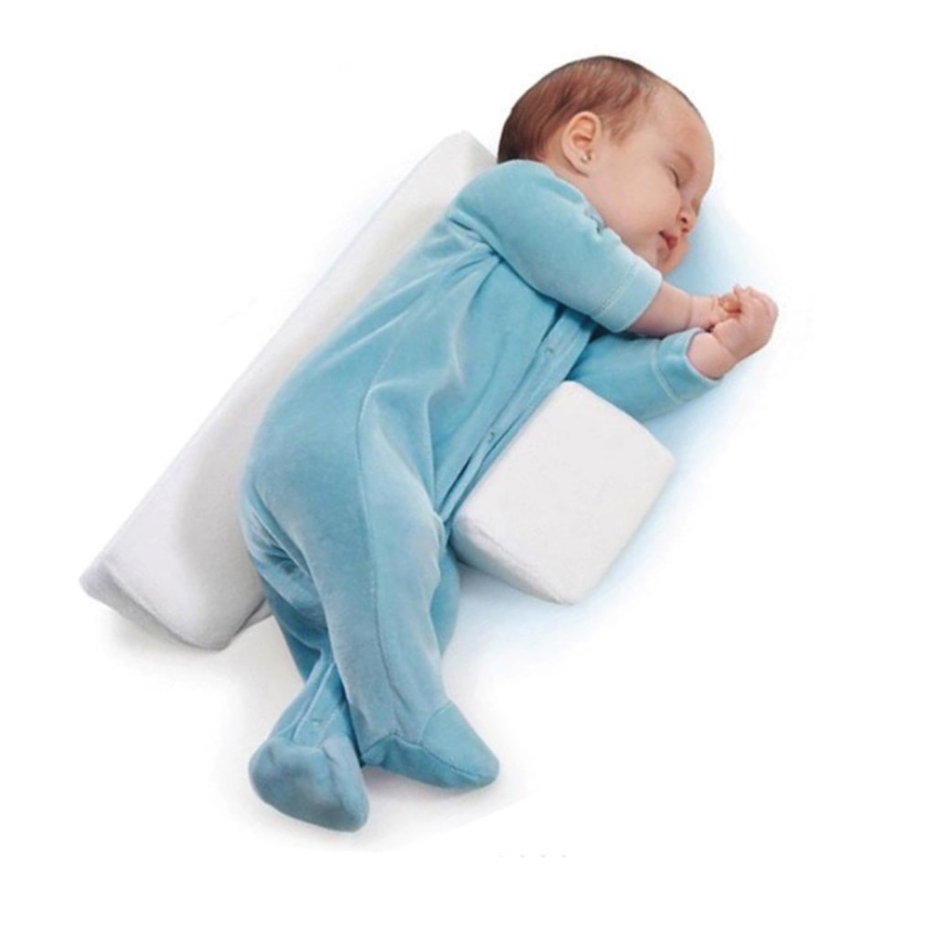 Pasgeboren Baby Vormgeven Styling Kussen Anti-Rollover Bed Side Driehoek Kussen Baby Baby Positionering Kussen Voor 0-6 maanden