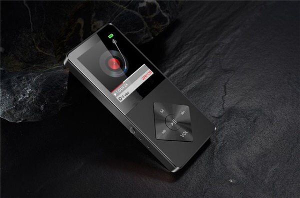 SMILYOU Speaker metal mp4 Player 4GB 8GB 16GB HIFI Lossless Sound music alloy mp4 Music Player FM Radio Voice Recorder E-Book: Black / 4GB