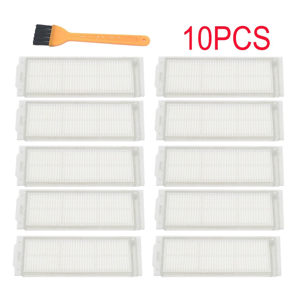 Hepa filter erstatning til xiaomi mijia styj 02ym conga 3490 viomi  v2 pro v-rvclm 21b støvsuger deler tilbehør: 10 stk