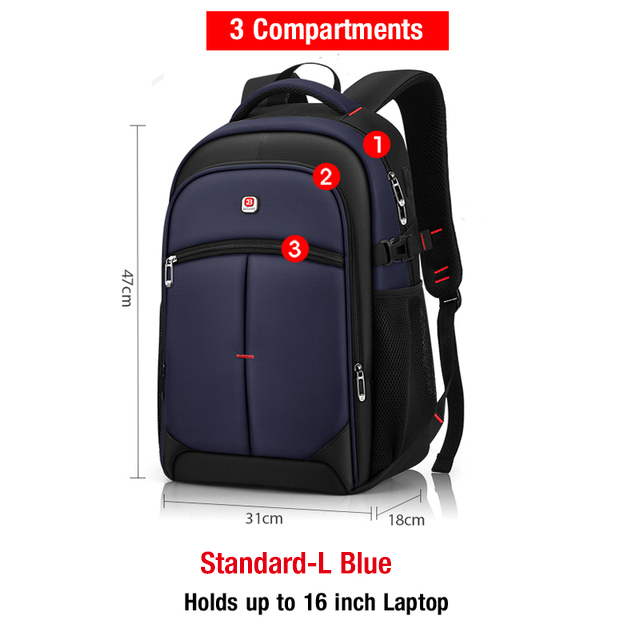 Zaino per laptop Uomo Donna Bolsa Mochila per 15.6 17 pollici Notebook Computer Zaino Borsa da scuola Zaino per adolescenti: green