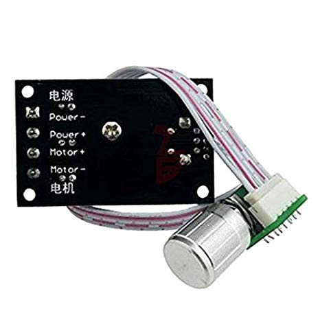 DC 6-28V 80W 3A Reversible PWM DC Motor Speed Control Switch 12V Fan Speed Controller Volt Regulator Adjustable Reverse Dimmer