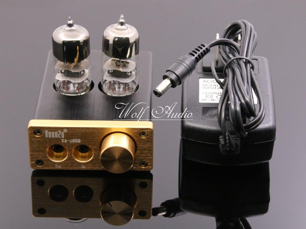 U808 Class A HIFI 6J3 Vacuum Tube Headphone Amplifier Portable Headphone Amplifier Finished