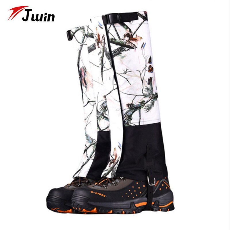 Polainas de pierna para nieve, cubierta de botas al aire libre, impermeable, ultraligeras, protección de piernas, para senderismo, escalada, Trekking: LY045 40CM