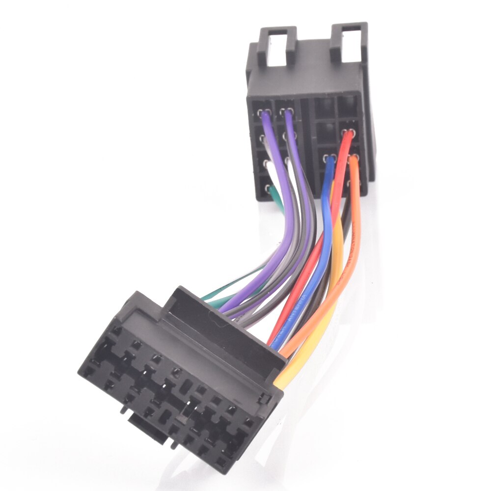 Arnés de Radio estéreo para coche, accesorio ISO de 16 pines para Sony Radio + enchufe ISO, adaptador automático, Conector de arnés de cableado: Old Sony