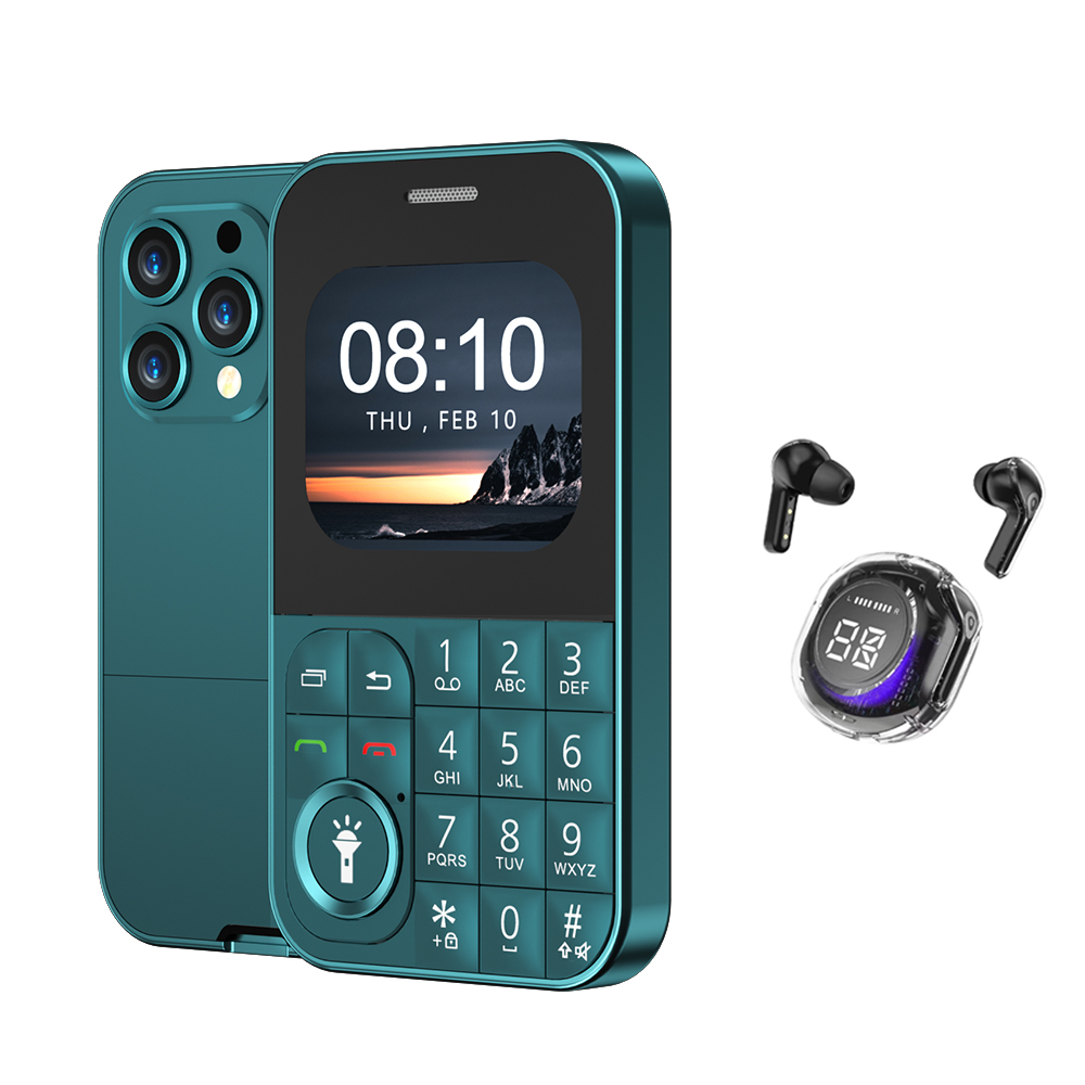 SERVO V9 kleine kaart mobiele telefoon Dual SIM stand-by zaklamp Magic Voice Speed Dial Retro camera Kleurrijke draagbare functie telefoon: Goud