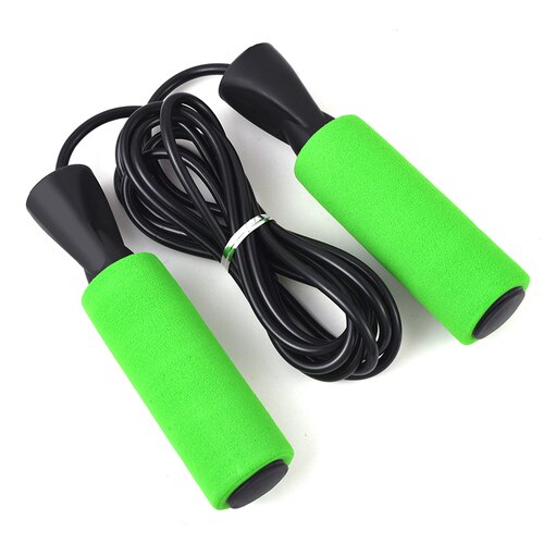 Comfortabele Grip Springtouw Pvc Fitness Heavy Duty Boksen Apparatuur Springtouw Cardio Pesi Palestra Exercise BD50YY: green