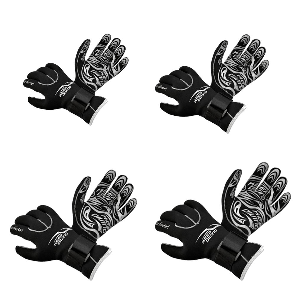 3mm Neoprene Scuba Diving Swimming Spearfishing Snorkeling Kayaking Canoeing Sailing WInter Warm Wetsuit Gloves Various Size