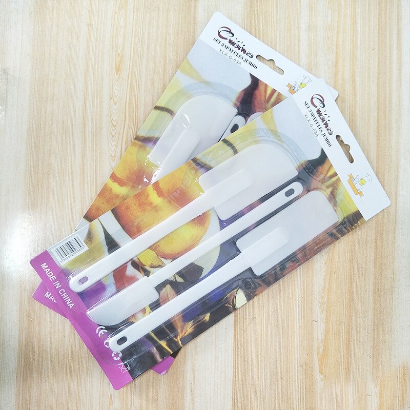 Cake Making Baking Three-piece Set Baking Spatulas For Kitchen Cook Utensils Set Cooking Baking Non-stick Cake Spatula