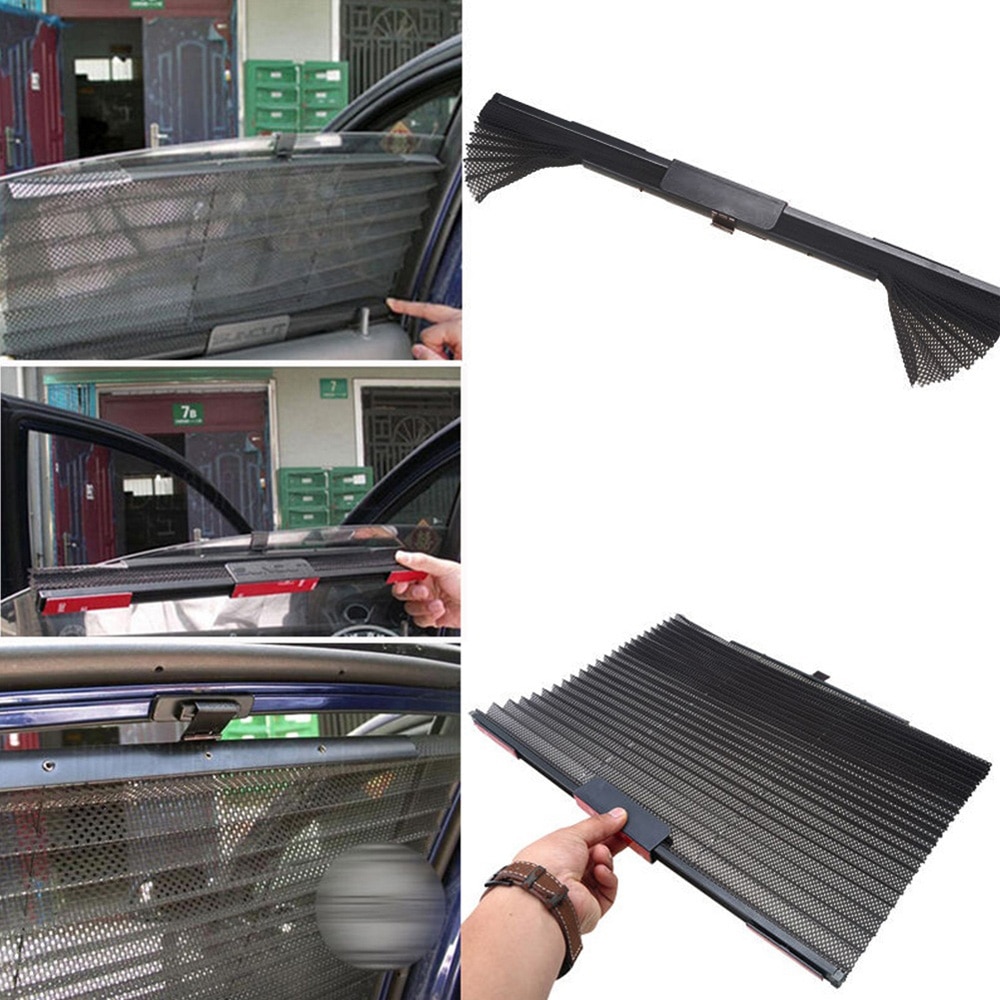 Bil sidofönster solskydd fällbart solskydd sköld sol uv skydd hund baby roller premium rivskydd skugggardin auto