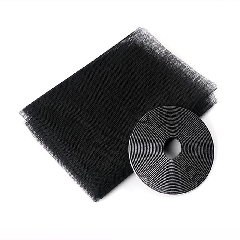 Raam keuken cortinas binnen mesh netten inzet insecten anti kamer beschermer muggen insecten gordijnen zelf 130 x 150cm deur hor