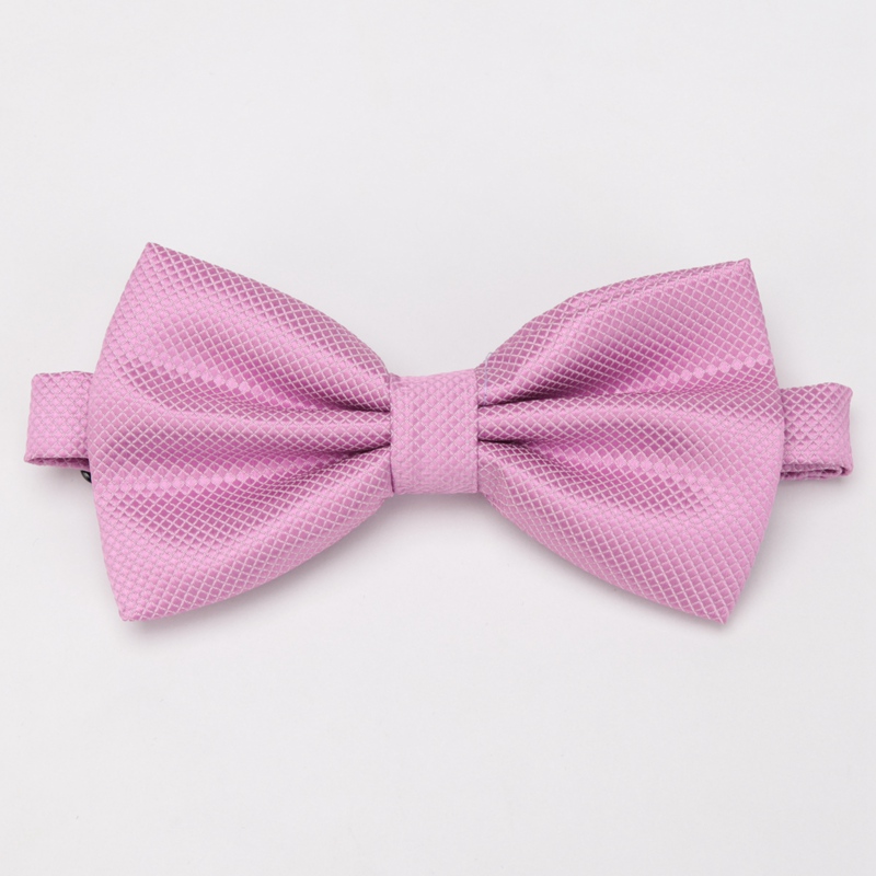 Pajarita de boda de mariposa de Color sólido para hombres, corbata para niños y niñas, accesorios de lazo de caramelo, cuadros Multicolor, pajarita de cuello ajustable: Púrpura claro