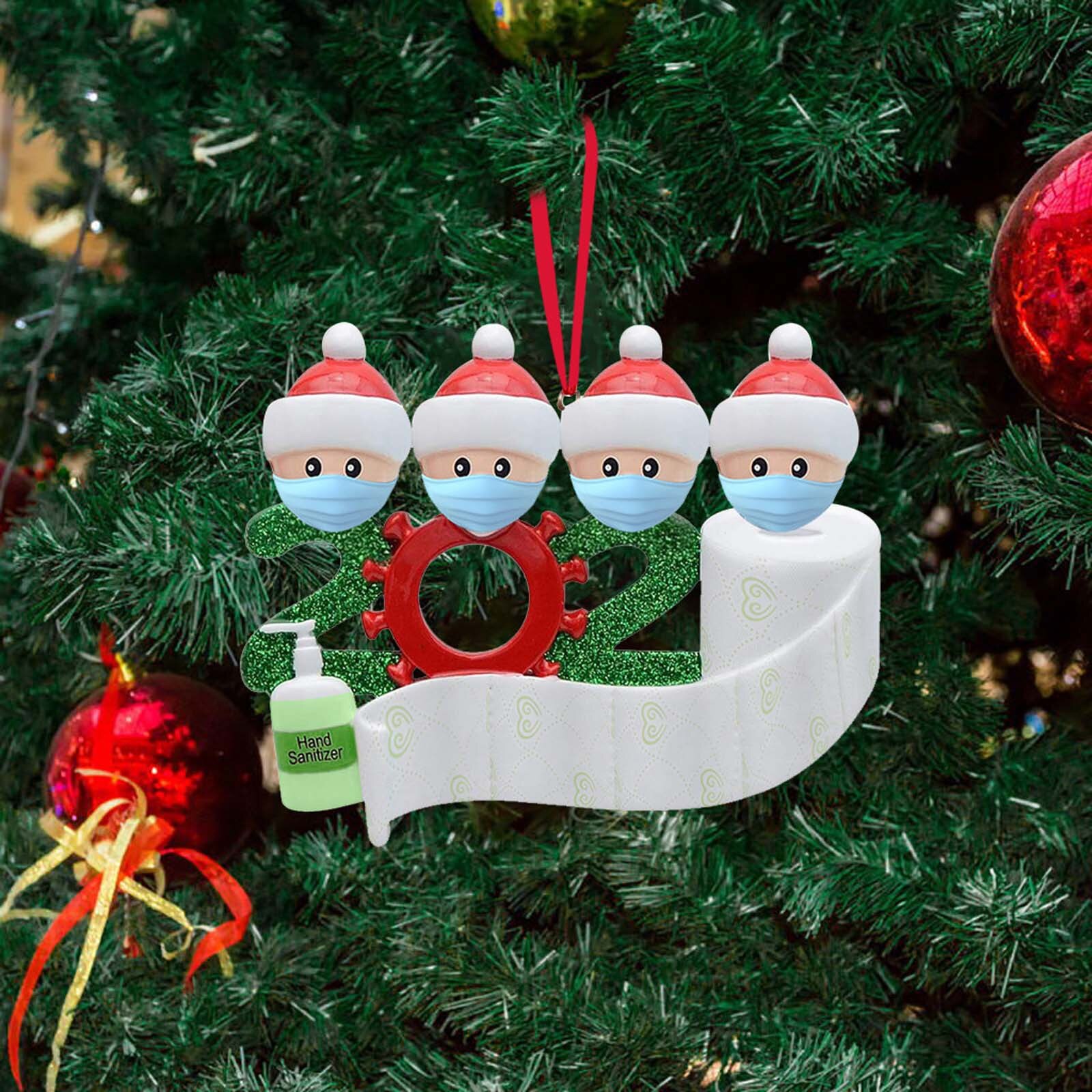 Masker Sneeuwpop Kerstboom Opknoping Hanger Wit Familie Kerst Van Ornament Decoraties Ornament Pop