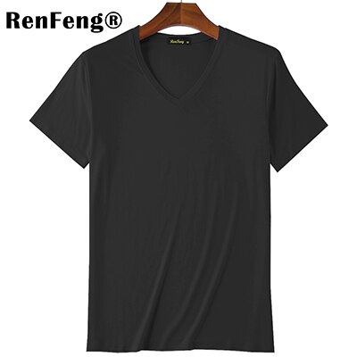 Maillot de bain en Fiber de bambou pour homme, sous-vêtement à Compression à manches courtes, respirant: Black / M