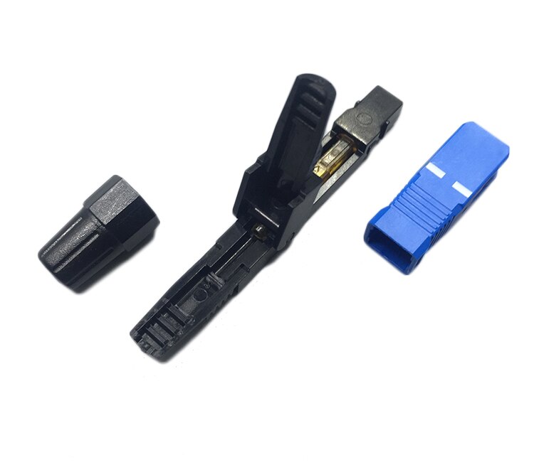 SC UPC Fiber Optic Fast Connector Opical SM field assembly fiber optic SC quick connector Ftth ToolSC PC Field Assembly