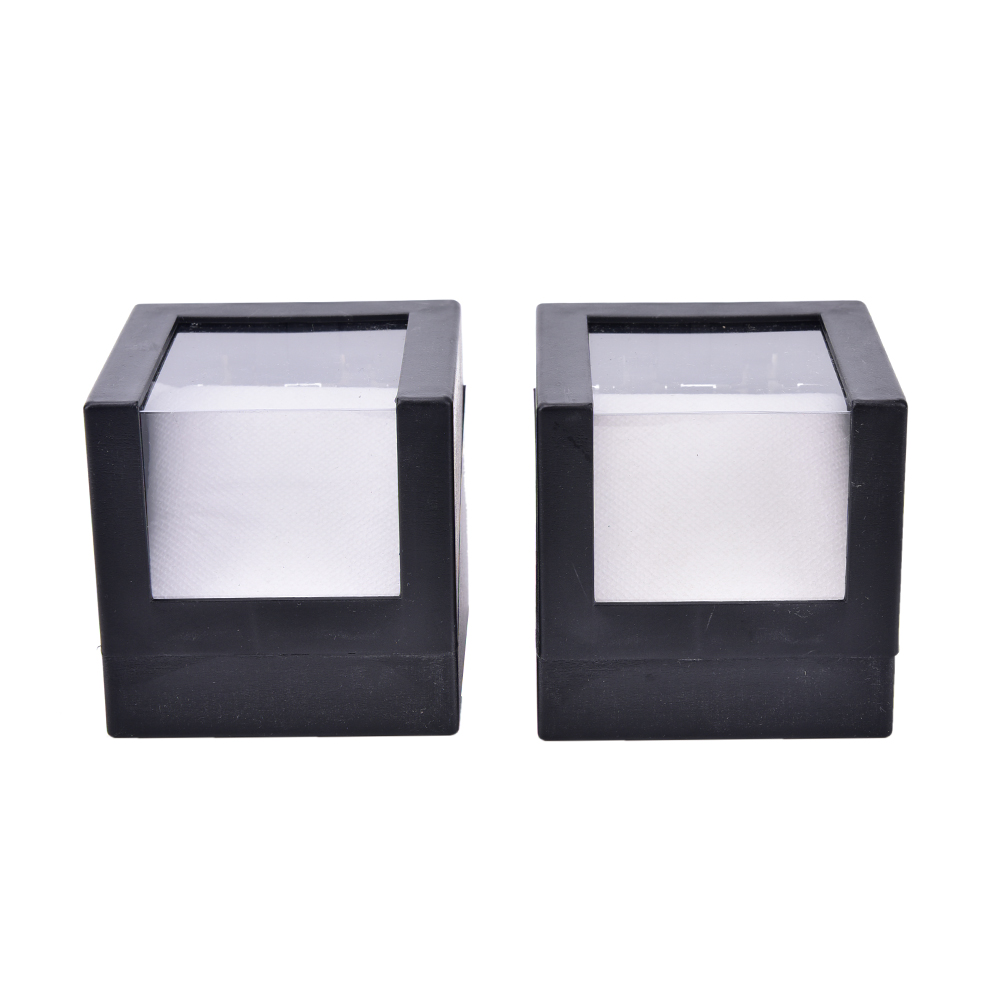 78*78mm Plastic Earring Display Storage Holder Jewelry Transparent Case Walentine's Day Anniversary Black Wrist Watch Box
