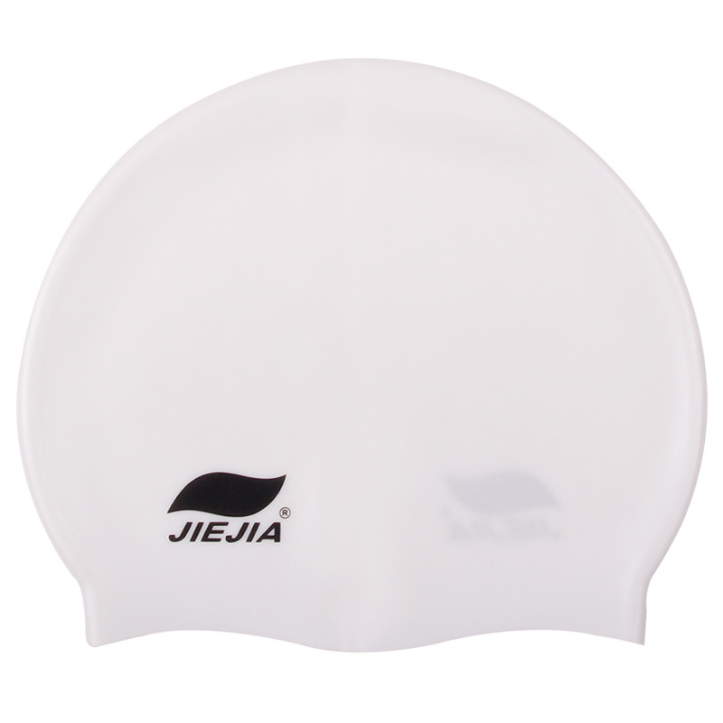Adults Swimming Caps Ear Protection Men Women Long Hair Waterproof Swim Pool Cap Ear Protect Large Diving Hat Wholesale: white