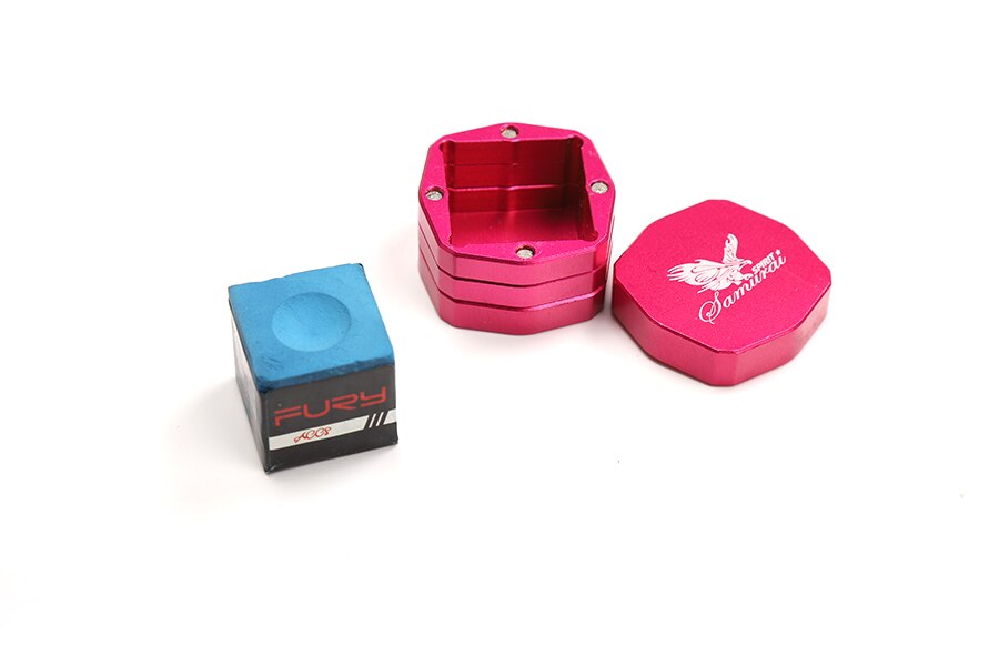 Koreaanse Magnetische Biljart Krijthouder Pool Biljart Accessoires Snooker Krijt Houder Duurzaamheid Professionele China: Pink with 1 chalk