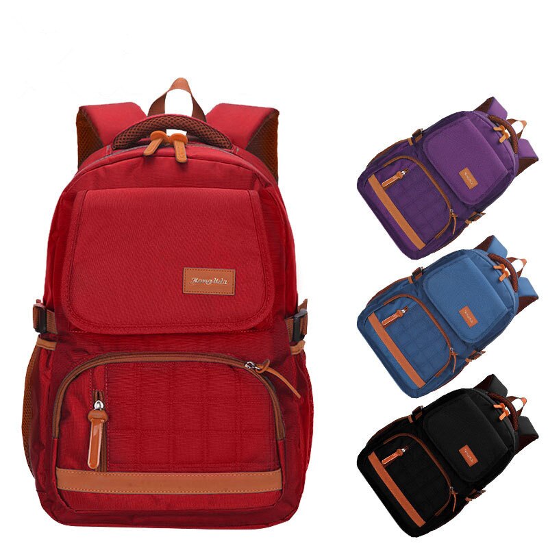 British style Men women's backpack student waterproof large capacity school bag Notebook backpack Daily backpack